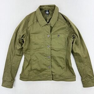 Kuhl Projekt Kultivatr Jacket Size S Womens Sage Olive Chore‎ Utility